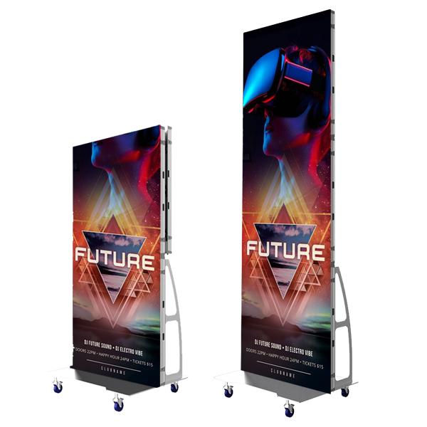 Foldable LED Poster Screen 1.5mm Pitch  2'x 6.5'