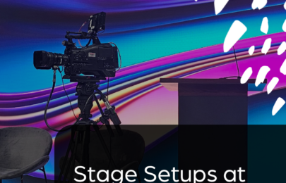 Stage Setups at AV Actions Studio!