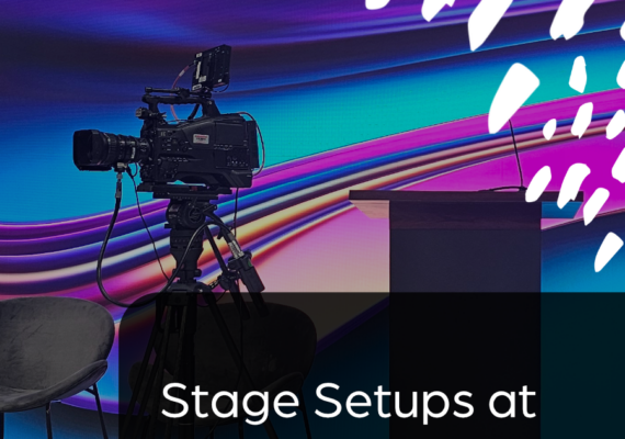 Stage Setups at AV Actions Studio!
