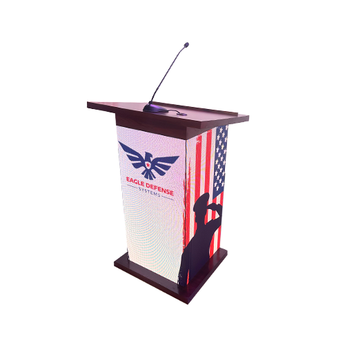 Sphere Vision 3-Sided LED Digital Podium