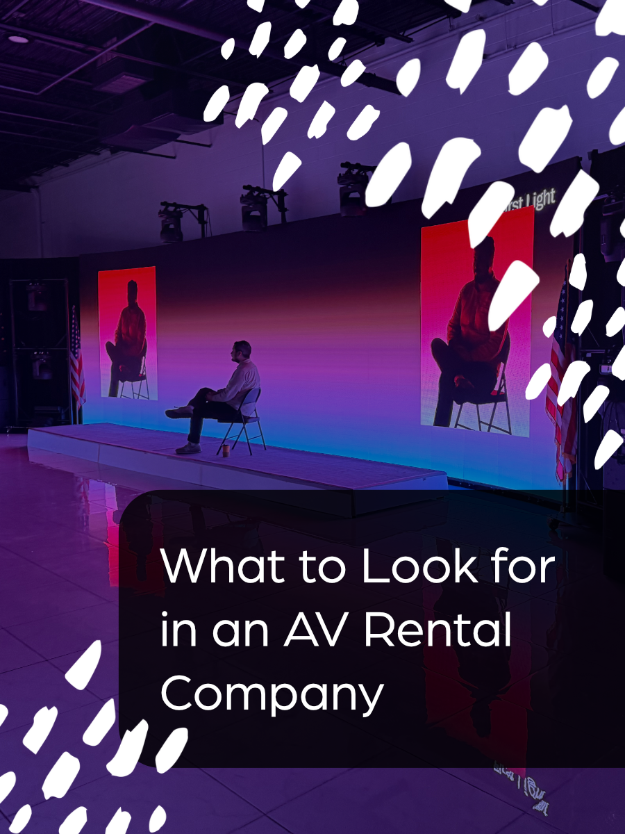 What to Look for in an AV Rental Company for Your Next DC Event