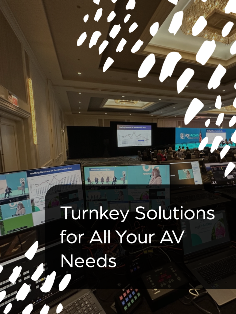 AV Actions is a rental warehouse with an office in both Alexandria, VA and Orlando, FL. We specialize in LED walls but own additional equipment such as broadcast cameras, production lighting, microphones, speakers, switchers, conference equipment, staging, general AV, and more. We offer AV services across the entire East coast.