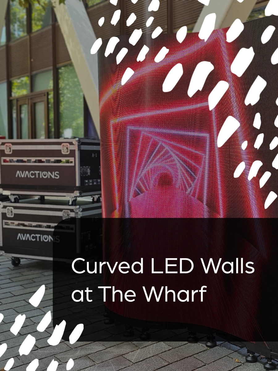 Curved LED Walls at The Wharf